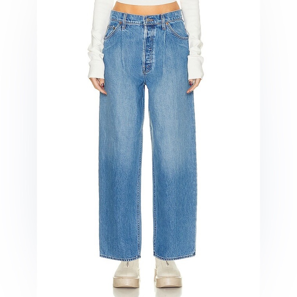 MotherJeans - Snack- The Pleated Fun Dip Ankle in Delicious Memories